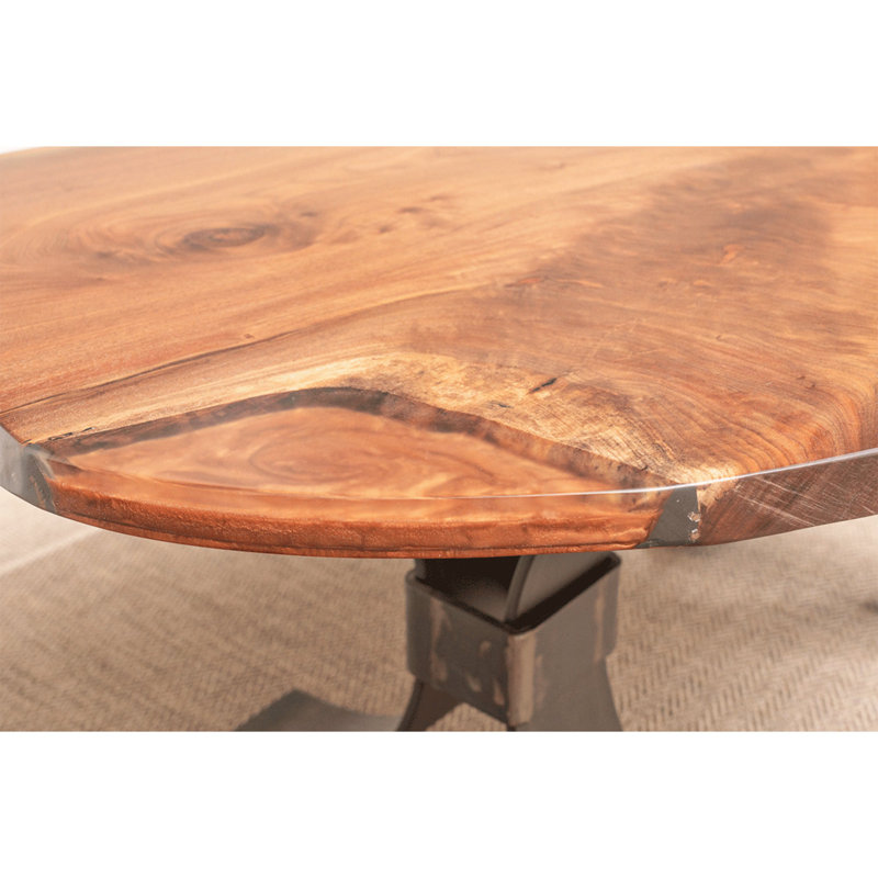 66" Walnut Live Edge Dining Table