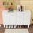 Shoe Cabinet with Adjustable Shelves-387534340