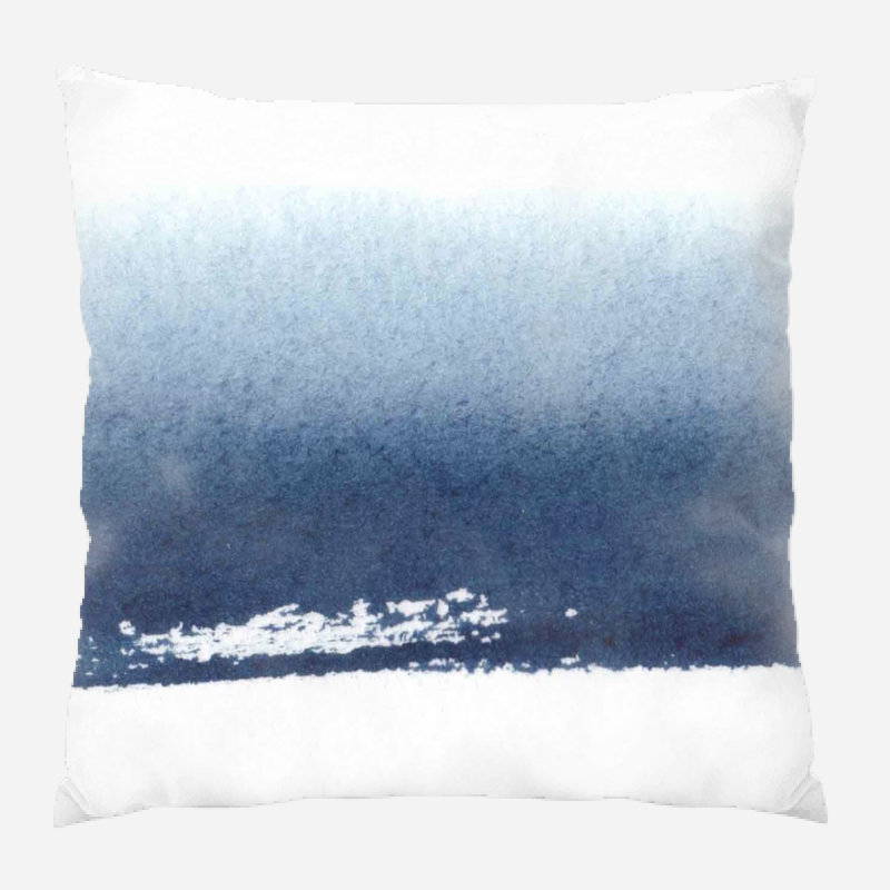 Coussin watercolour Fernwood, Intérieur, Microsuède