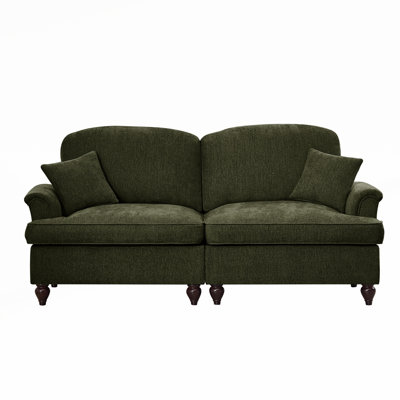 Élégant canapé deux places surdimensionné Mid-Century