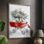 «Christmas Holiday Art Cxxxvi», reproduction d'art encadrée - bois massif-302623615