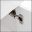 Meuble-lavabo simple 21,6 po avec plateau en céramique Saimir