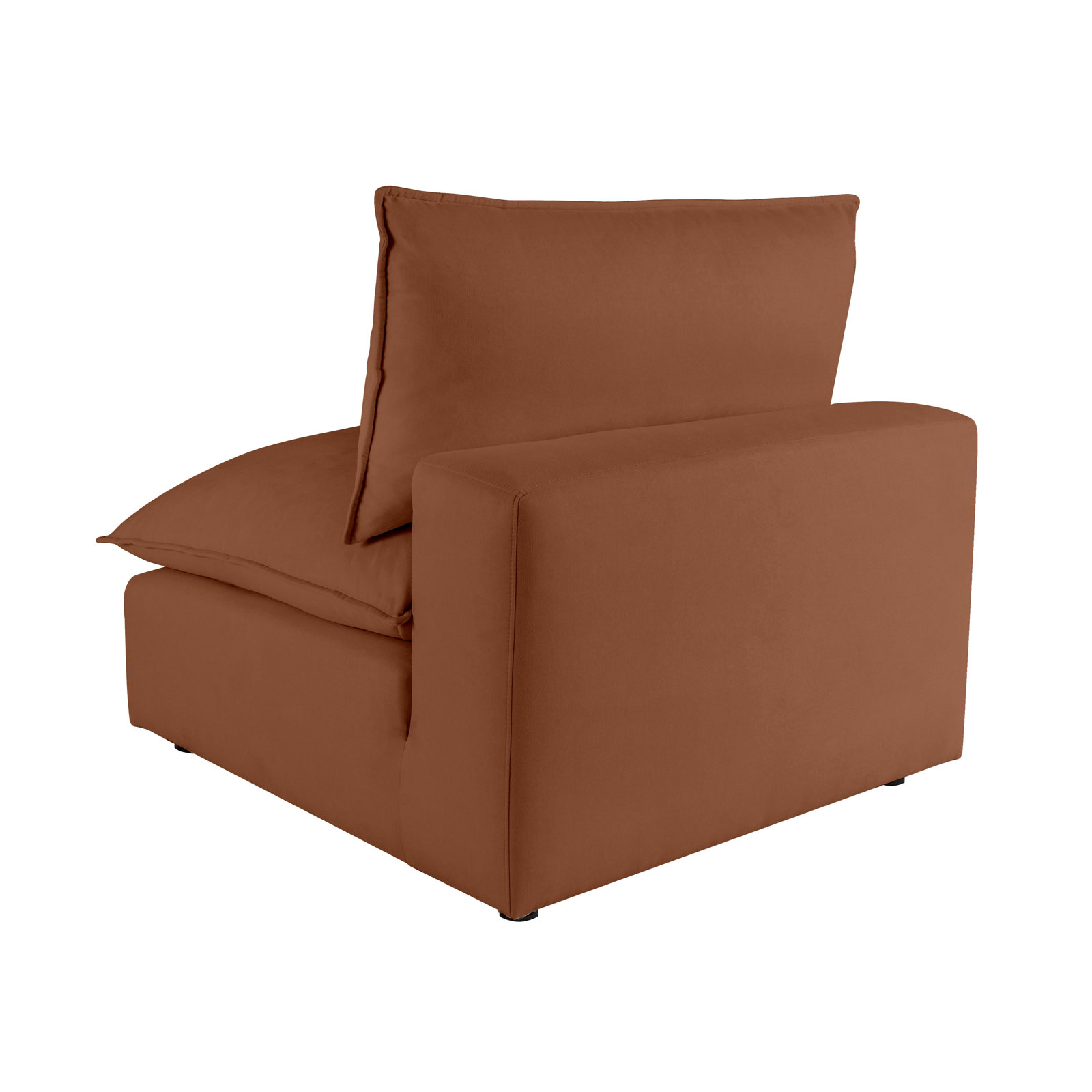 Ellaria Accent Chair, Cognac Velvet
