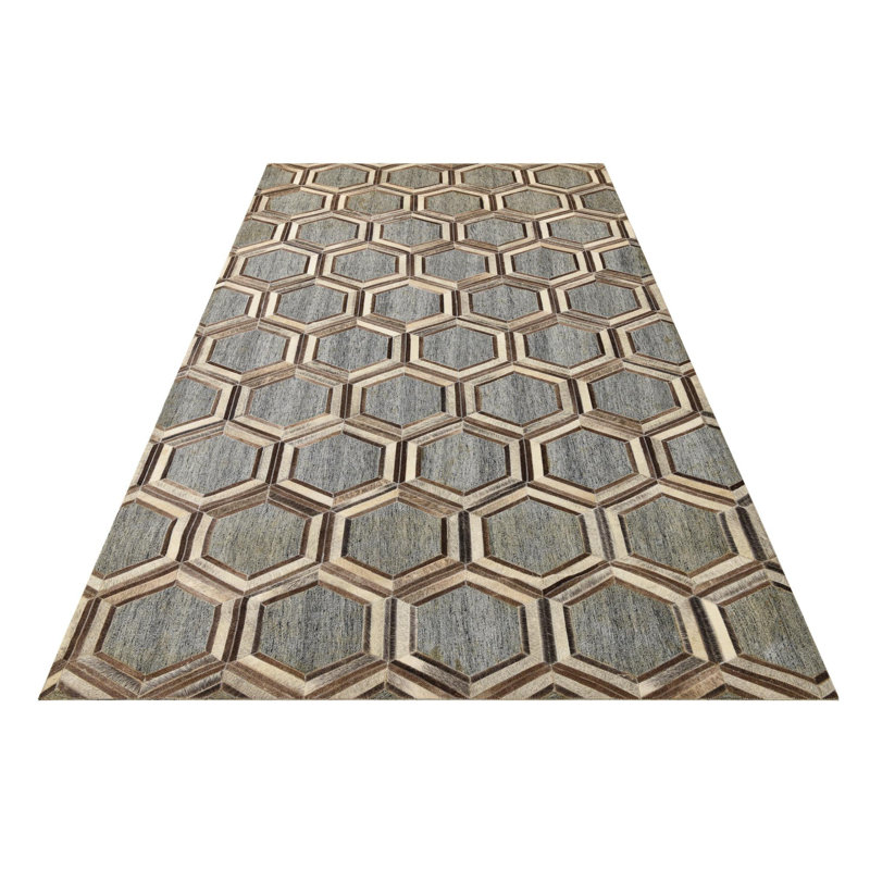 Tapis gris Ortega