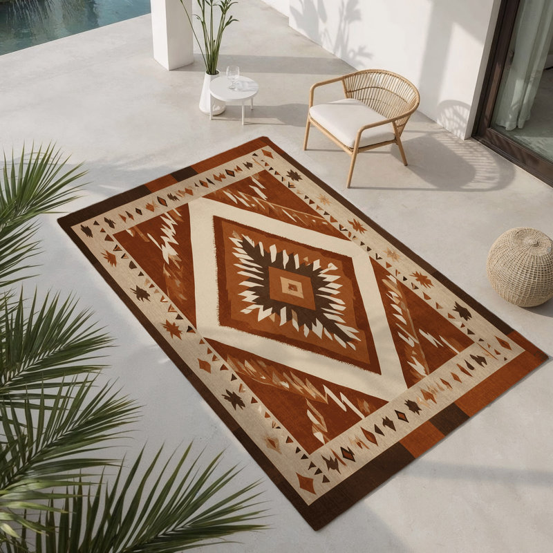 Tapis intérieur et extérieur Mesa Majesty, Rectangle 1 pi 6 po x 2 pi 6 po