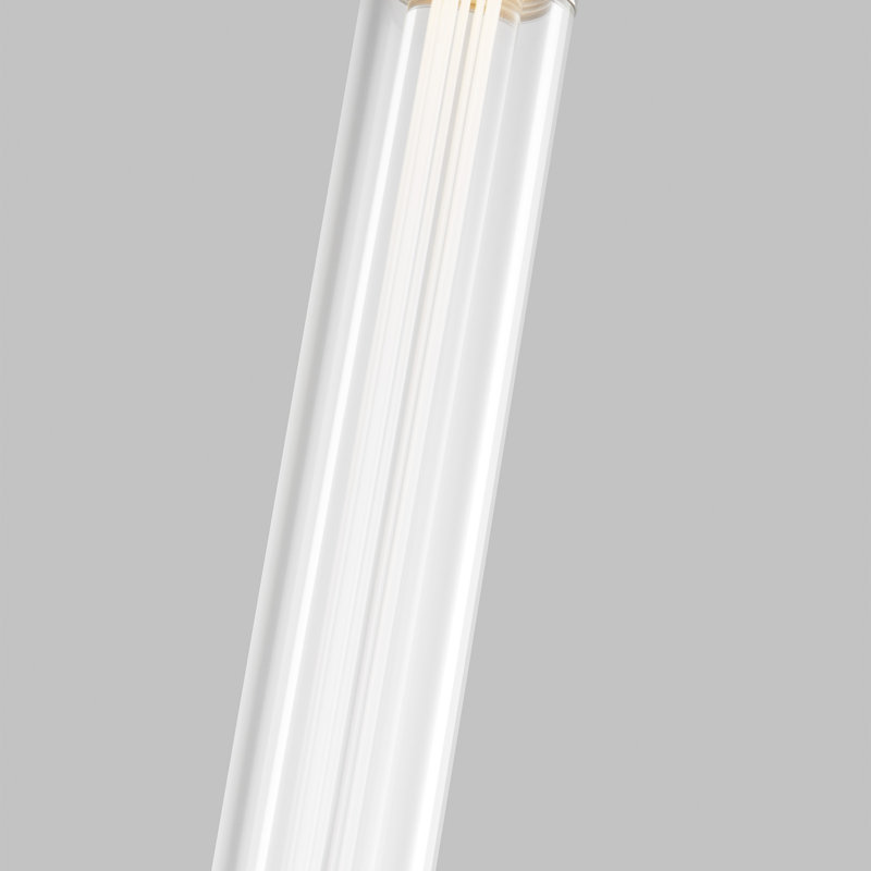 Phobos 1 - Light LED Armed Sconce, Polished Nickel