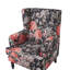 Richburg Upholstered Wingback Chair with Footstool-1780129206