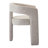 Upholstered Faux Leather Dining Arm Chairs Solid Back Barrel Dining Chairs Set of 2/3/4-242189119-242189113