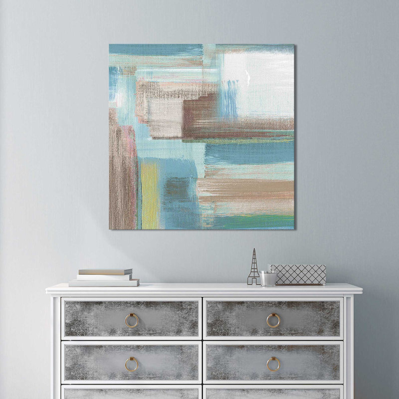 Reproduction de peinture à l'acrylique sur toile «Tuscany Revisité II», H 28 po x l 28 po x P 1,5 po, Toile tendue