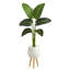 60'' Faux Banana Leaf Plant in Fiber Clay Planter