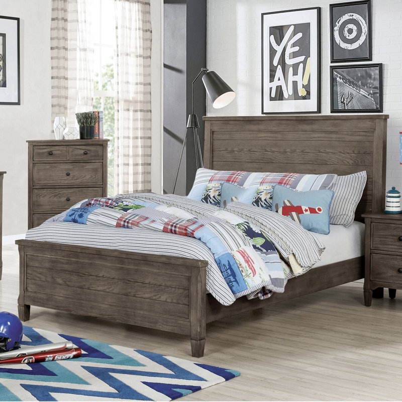 Isiah Wood Panel Bed, Full