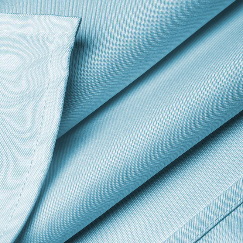  Solid Color Polyester Square Tablecloth, Baby Blue, 70" x 70", 10