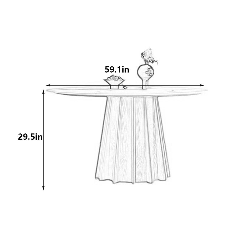 Hannmann, 29.5"H x 59.1"L x 59.1"W