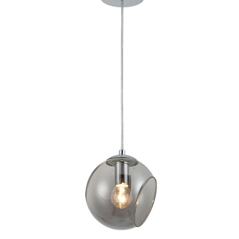 1 - Light Polished Chrome Simple Pendant