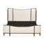 Camellia Field Upholstered Wingback Bed-551144635