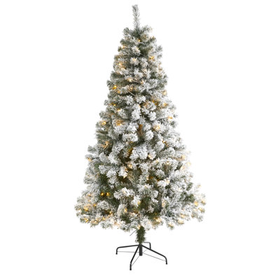 Lighted Artificial Fir Christmas Tree