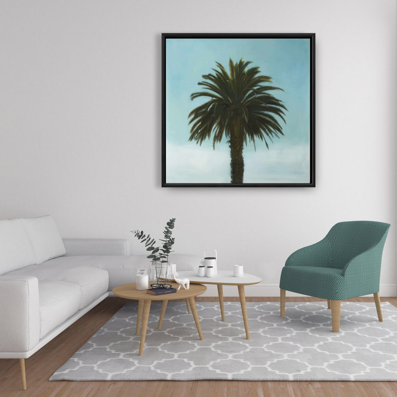 Impression de palmier tropical sur toile