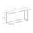 Accent Table Console Entryway Narrow Sofa Living Room Bedroom Metal Laminate-1582703553-1570066480