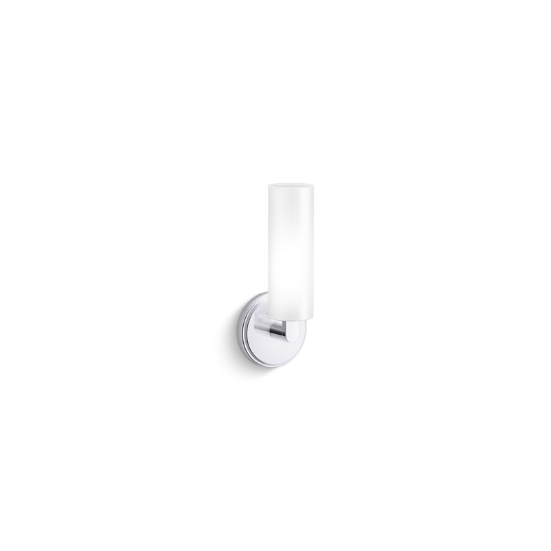 Crue One-Light Sconce, Polished Chrome