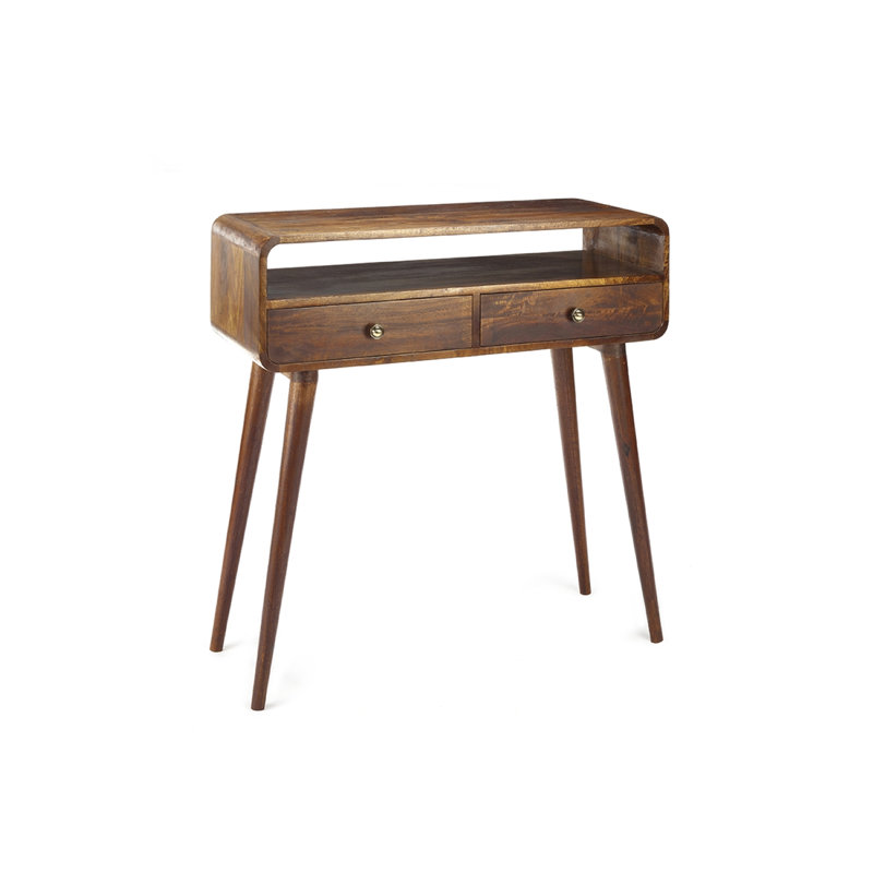 Cevallos 35cm Solid Wood Console Table