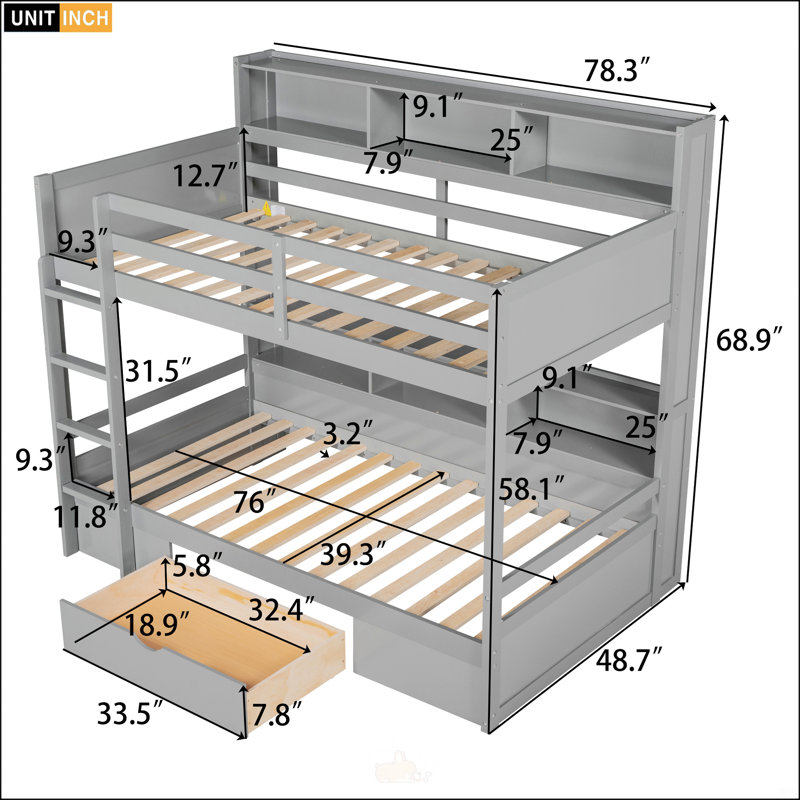 Twin Size Bunk Bed