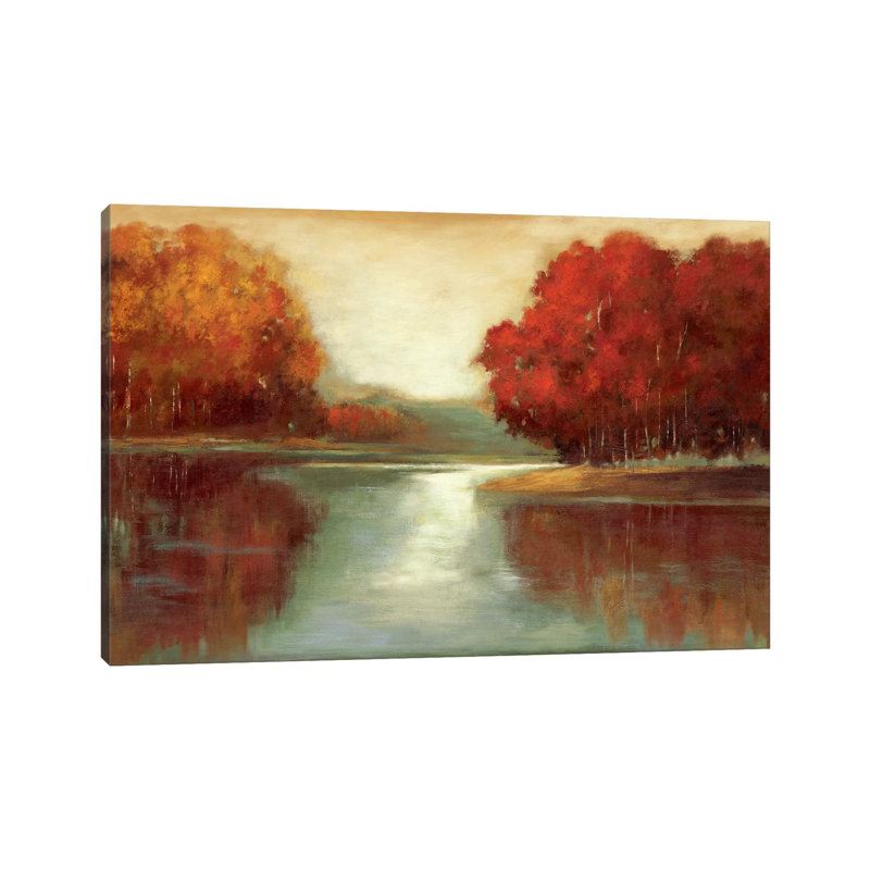 Vanilla Sky by Asia Jensen - Wrapped Canvas Painting