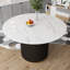 Tables de salle à manger luxueuses en marbre rond, design moderne pour la cuisine et la maison