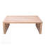 Table basse 47,2 "rustique sculptée à la main