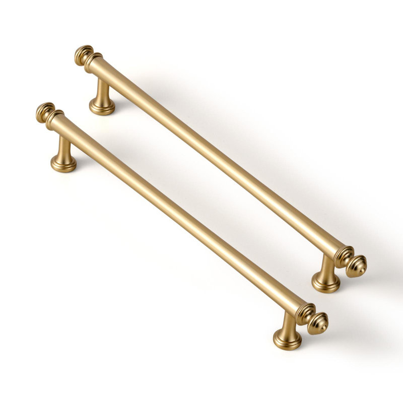 Gracieuses poignées d'armoire, 7 9/16", Champagne champagne