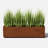 Corten Steel Series Long Box Planter-34313782