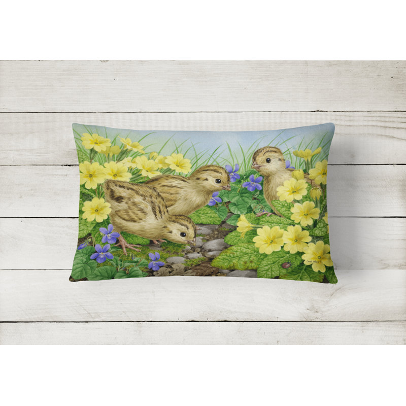  Coussin décoratif intérieur / extérieur Pheasant Chicks