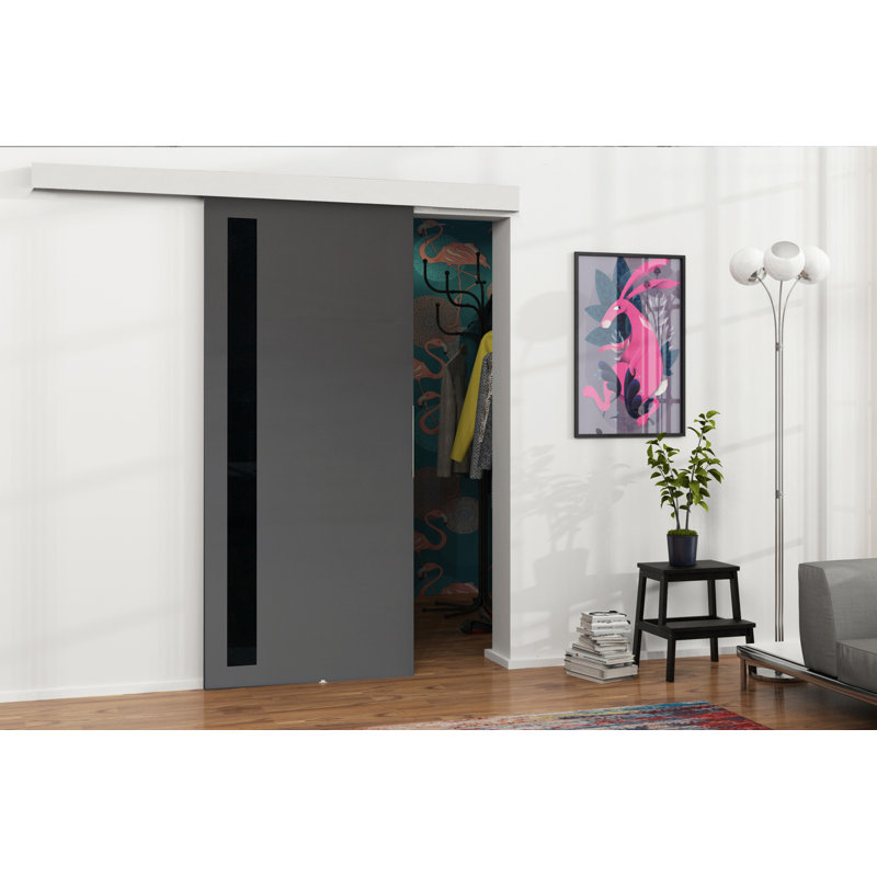 DOOR MALIBU 1, 86cm x 205cm, Graphite Grey