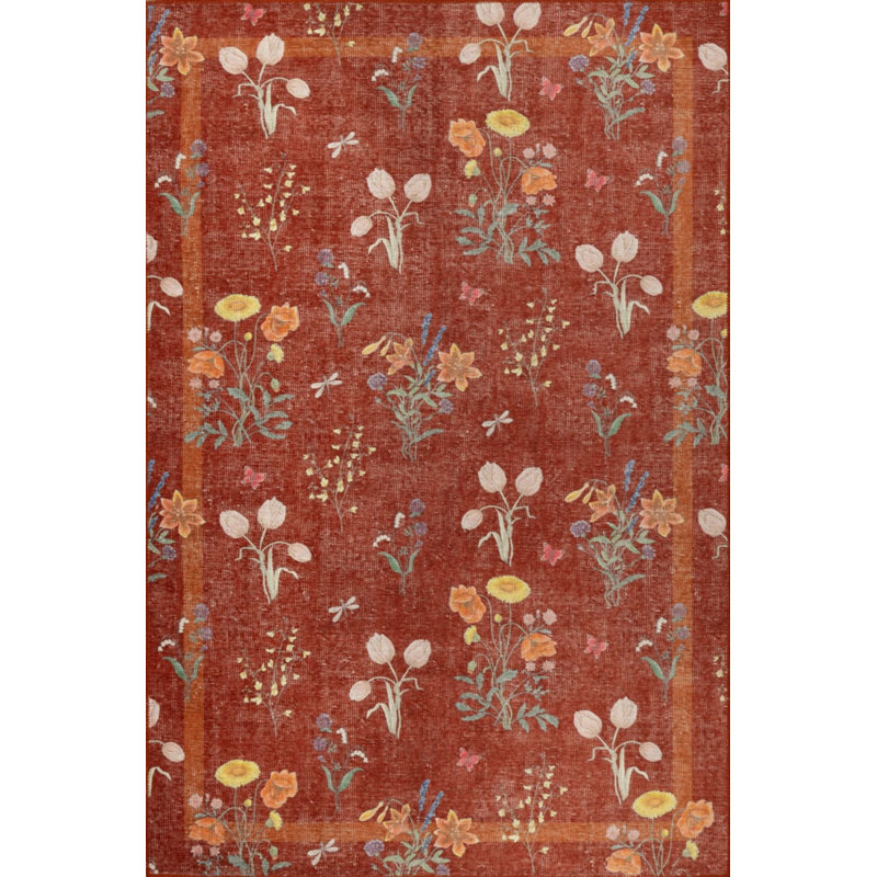 Tapis en chenille Hattiesburg, Rectangle 3 pi 10 po x 5 pi 3 po
