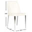 Chaise de salle à manger rembourrée Chromium-22556532
