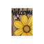 Drapeau de bienvenue tournesol, 35 x 24 po, pour décoration saisonnière / décoration intérieure