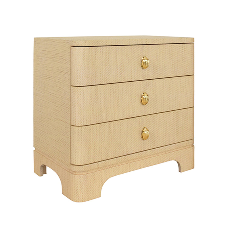 Fortune Solid Wood End Table, Natural