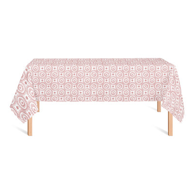 Boho Circles Green 5 Tablecloth