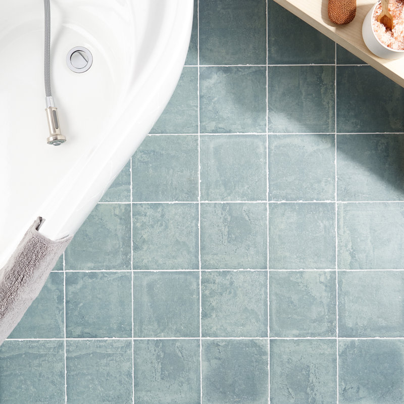 Alesso 7.87 In. X 7.87 In. Matte Porcelain Floor And Wall Tile (10.76 Sq. Ft. / Case), Green