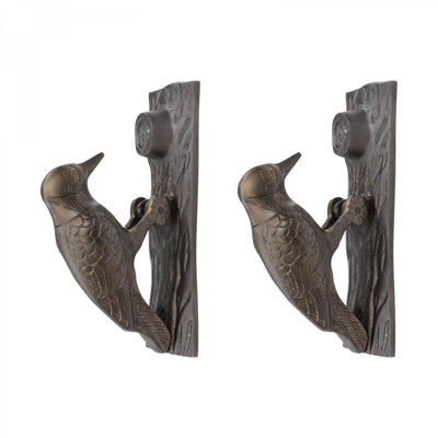 Woodpecker Shaped Brass Door Knocker