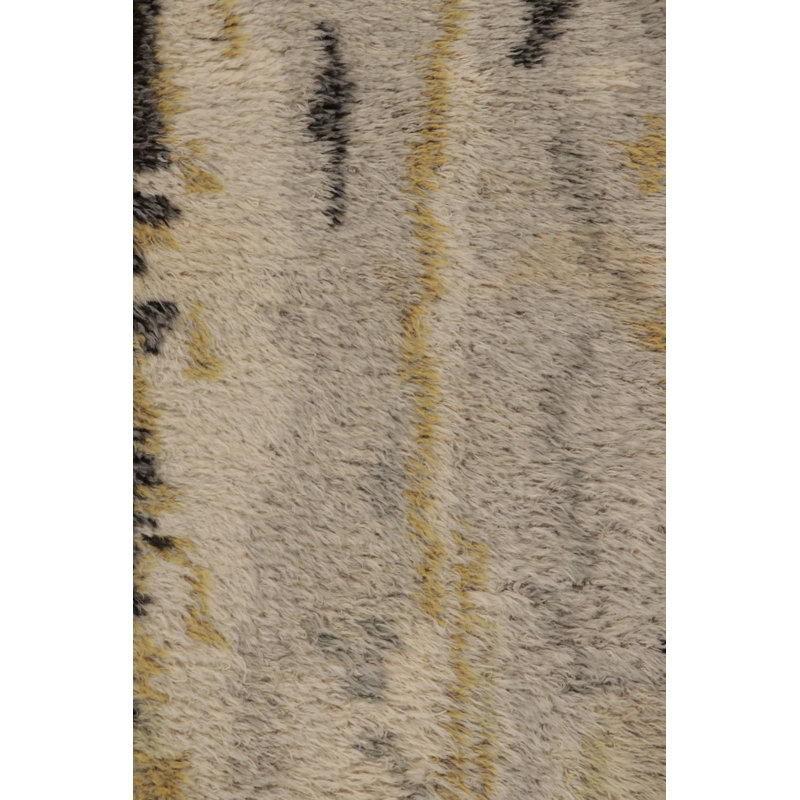 Vintage One-of-a-Kind 3'9" x 6'6" Hand Knotted Area Rug
