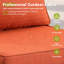 Ensemble de conversation pour 7 personnes avec chaise berçante pivotante, ensemble de conversation modulaire en rotin et osier avec coussins, ensemble de conversation toutes saisons avec table pour jardin-637021140