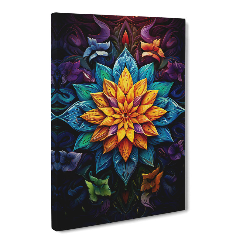 Mandala Conceptual No.3 - Wrapped Canvas Print, 50cm H x 35cm W x 3cm D