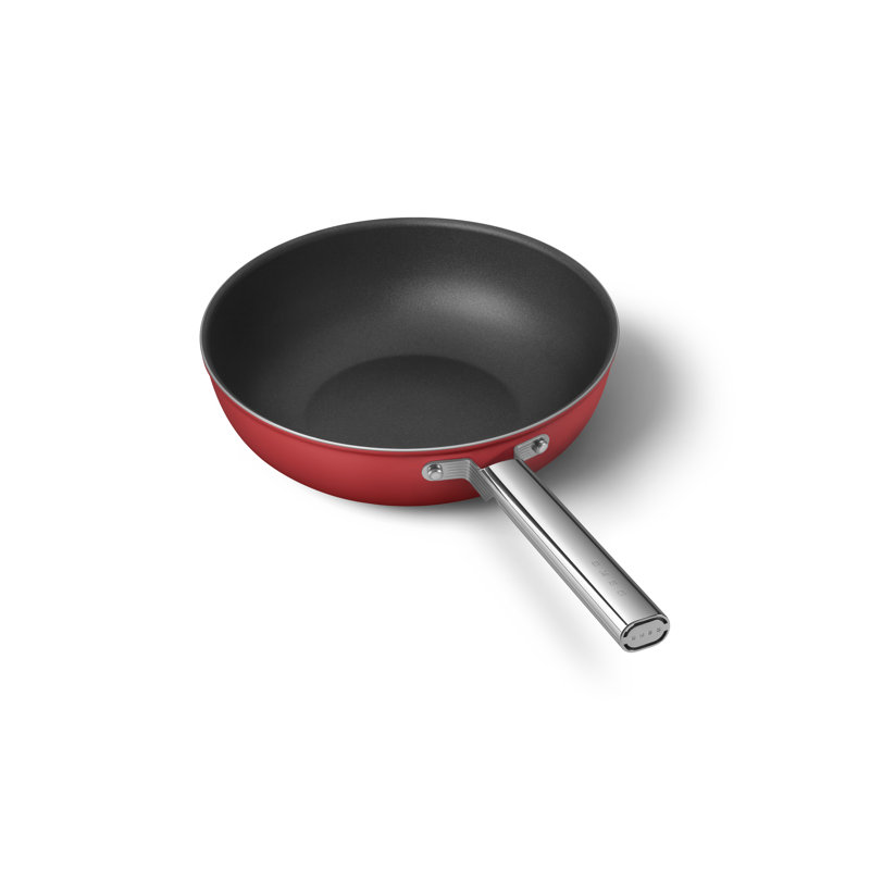 Wok 12 "SMEG, Rouge
