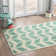 Deedgra Hand Tufted Wool Chevron Rug