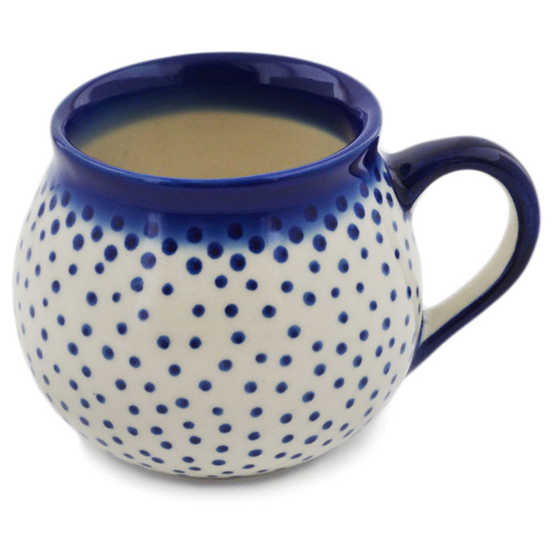 Tasse à bulles en grès 9 oz - Rain Of Dots