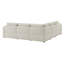 Canapé modulaire inclinable électrique 5 pièces Lana-621813760