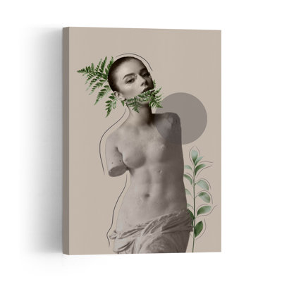 Lili Collection Creative Art Series Abstract Contemporary Landscape Nature Wall Art Print by Leila - Wrapped Canvas Print