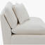 Greeley Ivory Upholstered Armless Chair