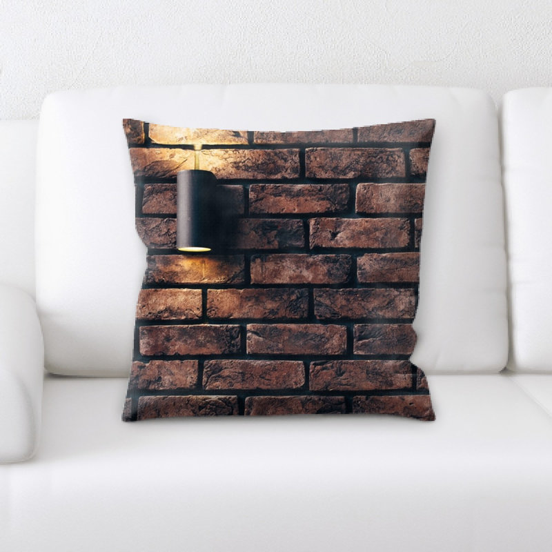 Microsuede Reversible Throw Pillow