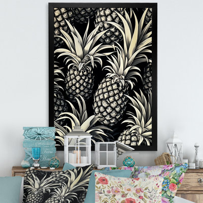 Doux ananas juteux délice III sur toile